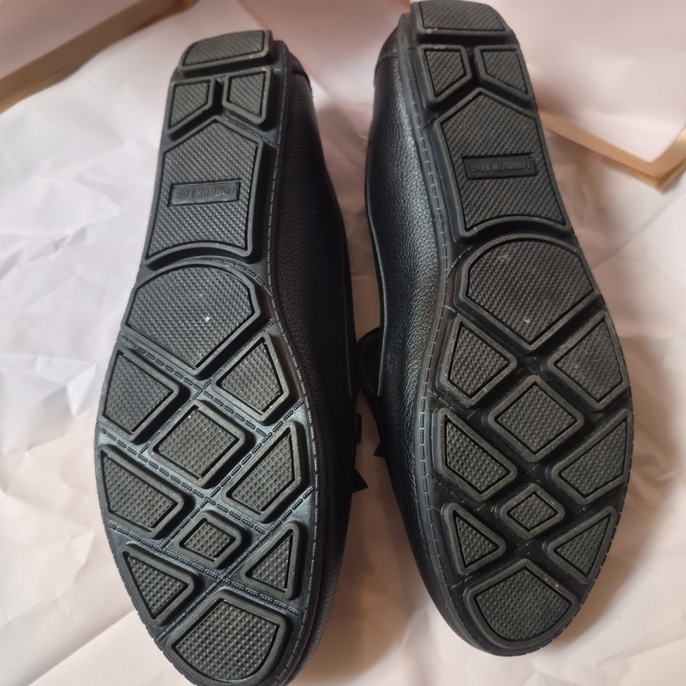 London Fog Black Men's Loafers - Picture 5 of 11